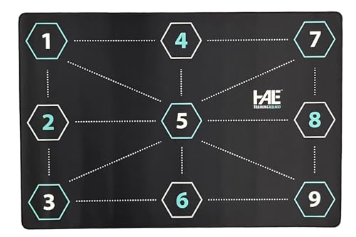 HALE | Floorball Training Center - Herramienta de entrenamiento perfecta, esterilla de 900 x 600 mm, compacta, enrollable, para el manejo y sensación de pelota