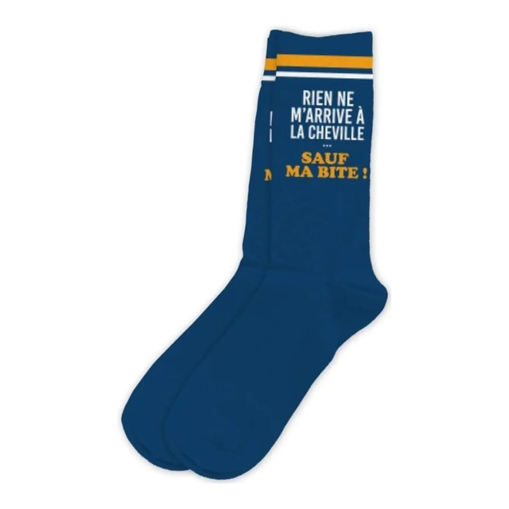 STC - PAIRE CHAUSSETTES COTON RIEN NE M'ARRIVE HOMME