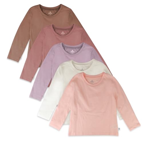Image of HonestBaby Unisex-Baby Organic Cotton Long Sleeve Tshirts Multipack