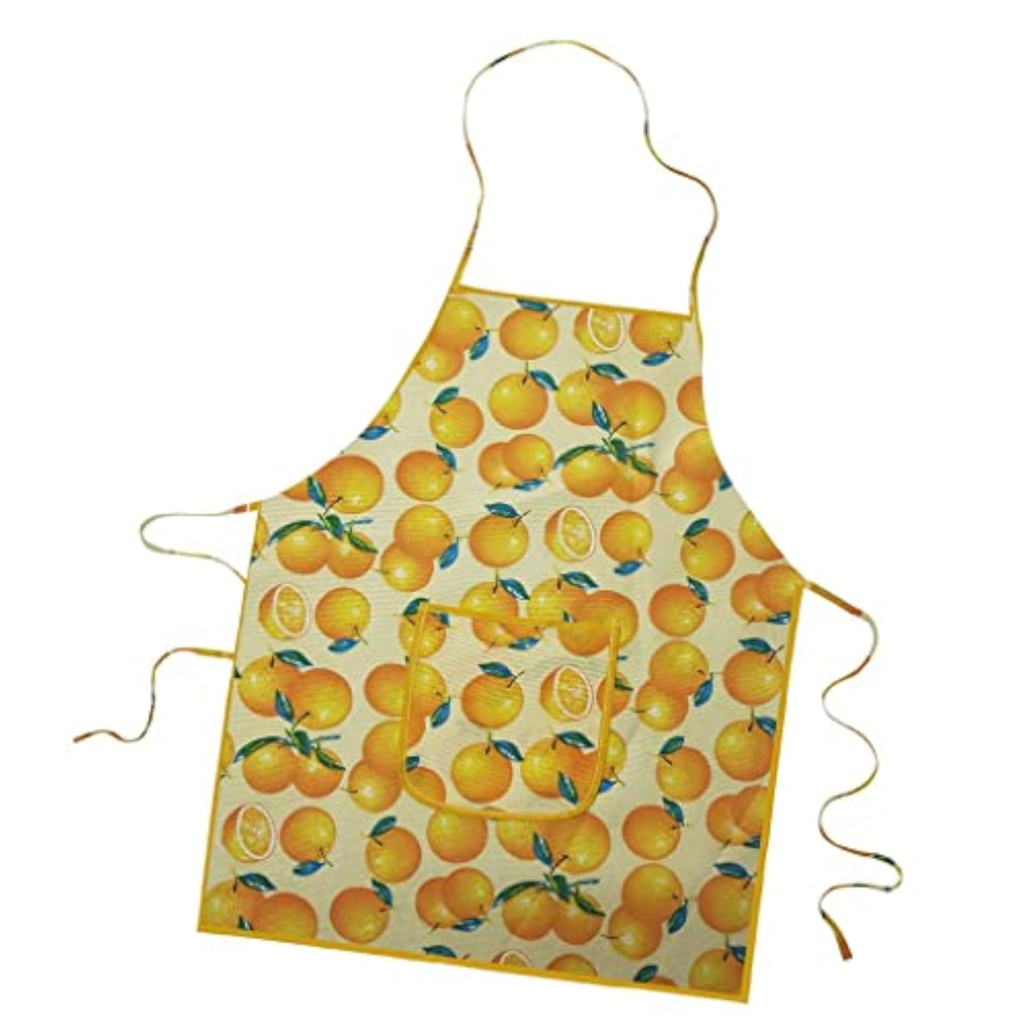 Printed Cotton Fruit Pattern Apron for Unisex Cooking