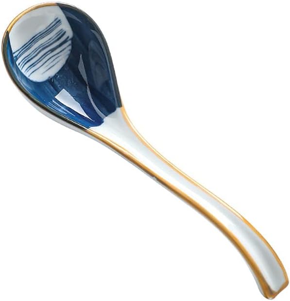 Tea Spoons Ceramic Spoon Household Spoon Spoon Long Handle Cake Dessert Spoon Coffee Stirring Spoon 4 Pieces Ice Tea Spoons (Color : A) (C)