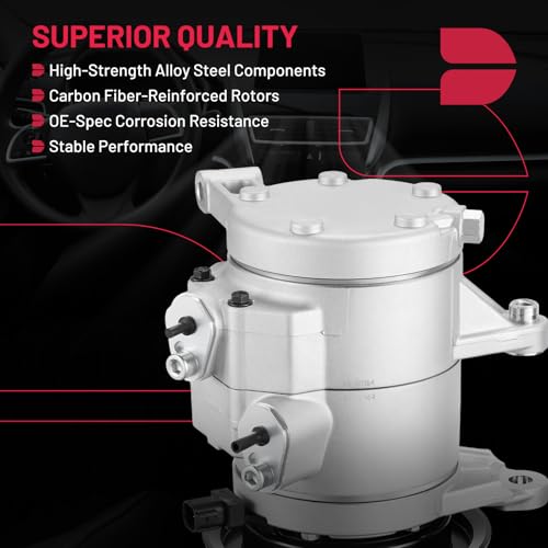 BDFHYK 98301 Air Conditioning A/C Compressor with Clutch Compatible with Jeep Liberty V6 3.7L 2009-2012, Compatible with Dodge Nitro V6 3.7L 2009-2011