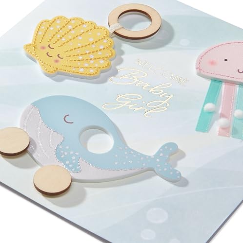 Image of Papyrus Baby Shower Card for Girl (Sweet and Happy Moment)