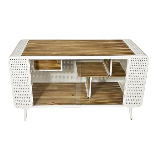 Vinsetto Spacious Cat House with Tempered Glass, Modern Style, Easy Assembly, 55.12' L x 22.83' W x...