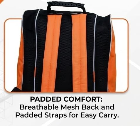 GLS Nylon Skating Kit Bag SB-2000 (Orange) 4