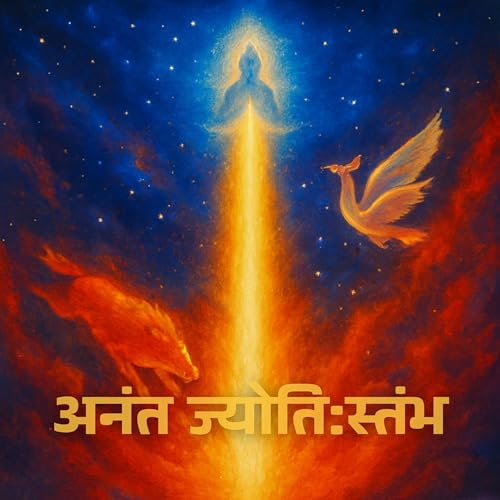 Page de couverture de अनंत ज्योति:स्तंभ लिंगोद्भव – ब्रह्मा व विष्णूच्या अहंकाराची कथा