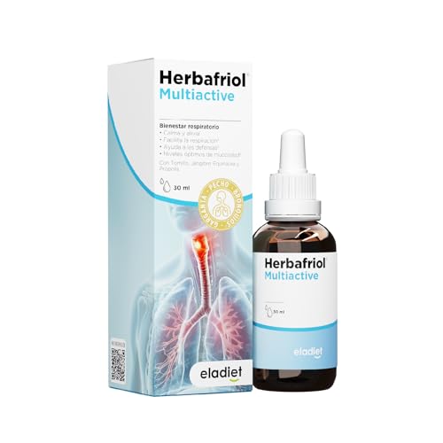 Herbafriol multiactive - A base de tomillo, equinácea, propóleo y jenjibre - Refuerzo del sistema inmunológico - Fórmula natural para el bienestar respiratorio.