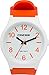 Cressi Watch Echo Reloj Analógico de Cuarzo, Unisex Adulto, Blanco/Naranja/Blanco, Uni