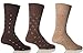 Produktbild 6 Paar Herren Leichte Griff Waben Top Socken Nicht Elastisch by Drew Brady / Verschiedene Farbe Designs zum Auswählen / UK Größen 6-11 und 12-14 - Braun Anzug, UK 6-11 Eur 39-45
