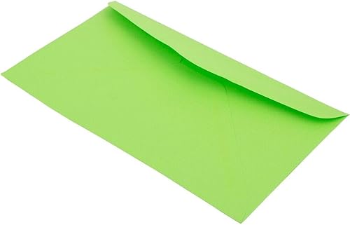 Vista 12 de LUXPaper Sobres comerciales #6 3/4 Solapa comercial 3 5/8 pulgadas x 6 1/2 pulgadas Canario pastel Texto de 60 libras 50 unidades Amarillo