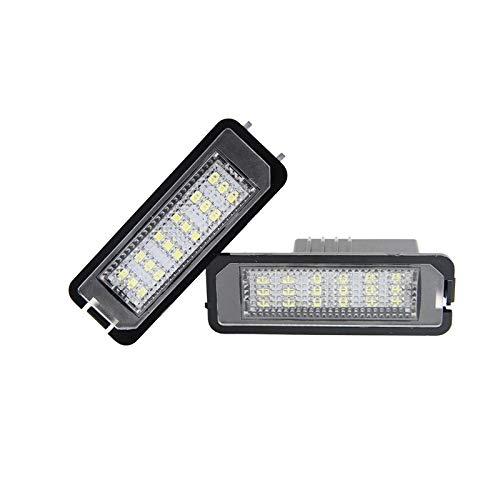 Kit luz de matrícula LED 2X xenon white para coche Golf 5 6 7 4