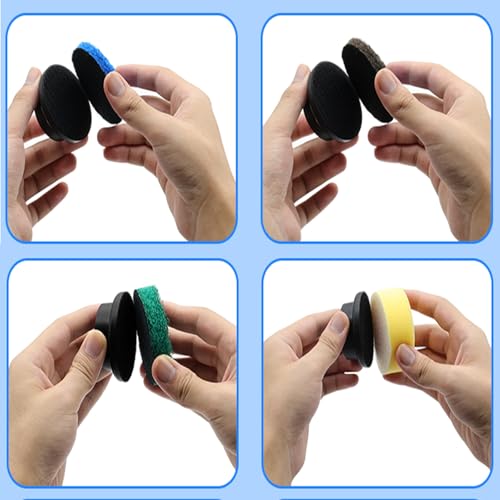 Image of Electric Spin Scrubber Brush Heads Set for NOLYTH Power Spin Scrubber, 6 Pack Replaceable Brush Heads for Cleaning Corners Grout Stain on Stove, Sinks, Tubs, Tiles, Bathroom, Kitchen etc