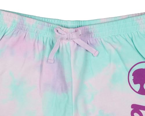 Barbie Girls' So Extra Tie-Dye Lounge Sleep Jogger Kids Sweat Pants3