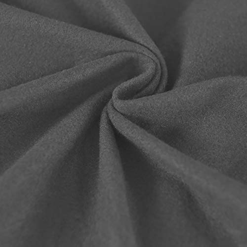 Image of Easy-Going Stretch Oversized Loveseat Couch Cover for 2 Cushion Washable | Sofa Slipcover for Stretch 2 Separate Sectional Cushion Couch - Furniture Protector for Pets, Kids Gray