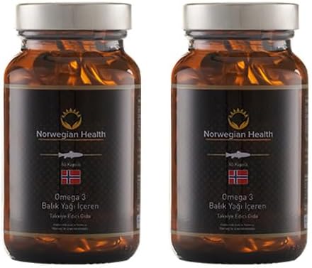 Norwegian Health Omega 3 60 Kaps l 1000 mg | Somon&Morina Bal k Ya  X 2 Adet