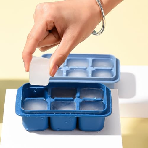 Mini moldes de hielo en plástico, set 6 piezas miniatura 6