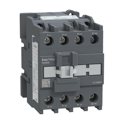 Contacteur CA LC1N3801M5N résistant 38A 3P évite les surcharges