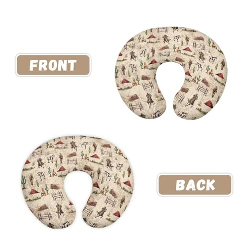 Image of Horse Nursing Pillow Cover for Bottle Feeding, Removable Breathable Nursing Pillow Case for Baby Boy Girl, Durable Custom Gifts