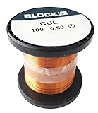 Block Kupferlackdraht Basteldraht Schmuckdraht Kupferdraht Kupfer-lackdraht Wickeldraht Kupfer Draht Cul 100/0.50