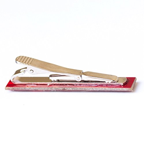 Circuit Board Tie Clip, unique gift for computer geek (Green)