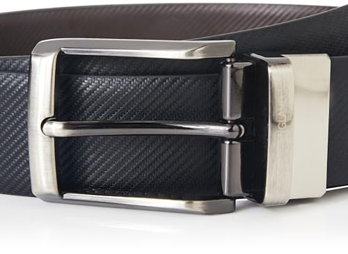 Image of Peter England Men's Reversible Leather Belt & Leather Wallet Combo - Premium Set