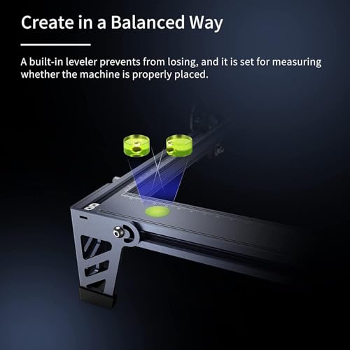 Image of 3IDEA CR Laser Falcon Engraver-5W Compression Spot Quick Focus Anodized Aluminum Alloys Structure Built-in Leveler Dust Absorption Protective Cover