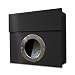 Produktbild Radius Design Briefkasten Letterman 1 schwarz (RAL 9005) mit Sichtfenster und verdecktem Schloss, 15 Liter, moderner Wandbriefkasten mit Fenster, Postkasten Letterman I mit Bullauge