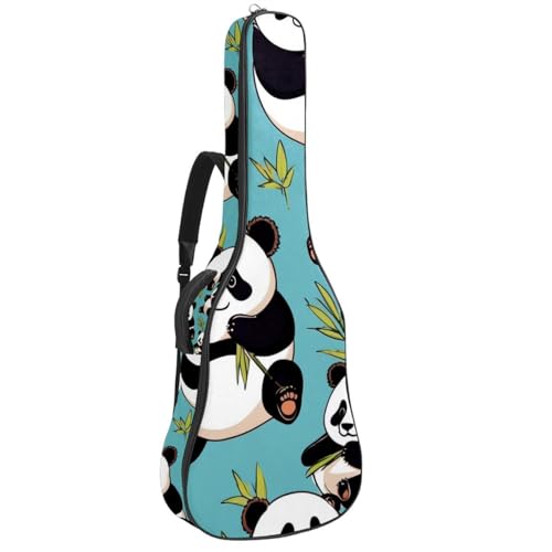 Housse de guitare étanche et anti-choc avec poches de rangement pour folk