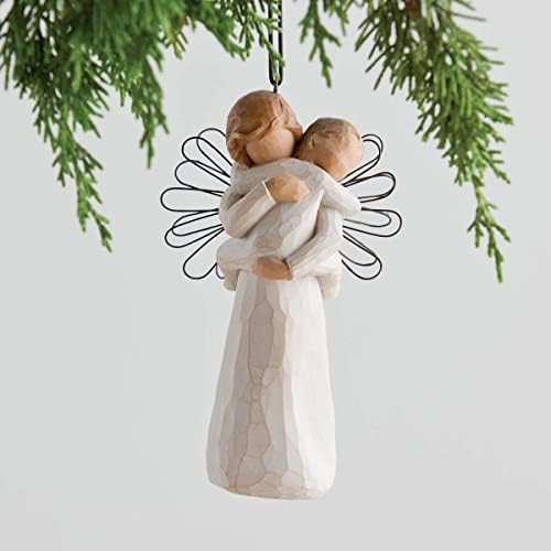 Willow Tree Angel's Embrace Ornament, Sculpted Hand-Painted Figure image 5