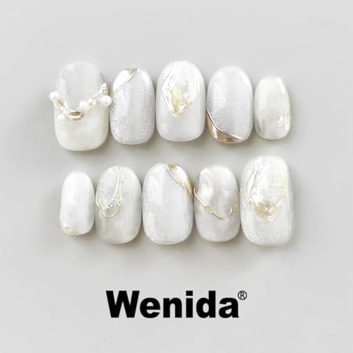 Esmalte de uñas gel brillo blanco lechoso 10ml miniatura 5