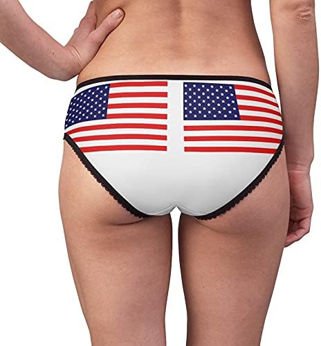 SpreadPassion American Flag Panties, American Flag Underwear, Briefs, Cotton Briefs, Funny Underwear, Panties For Women