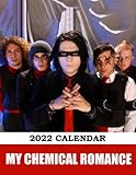  My Chemical Roman¢є Calendar 2022: Rock Band, Lunar Moon Phases January 2022 - December 2022, 12 Months, Squared Monthly Planner  Kalender Calendario Calendrier  BONUS 4 Months 2023