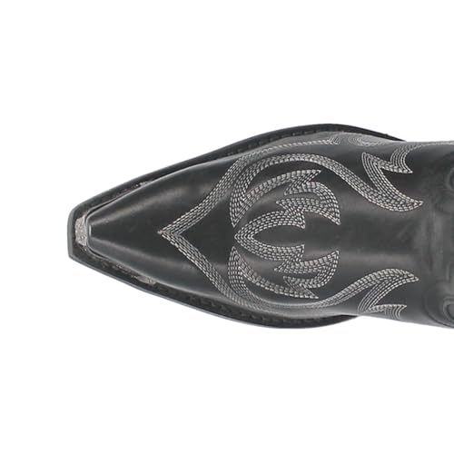 Laredo Black Jameson Snip Toe 12 inch Men's Western Boots 685504