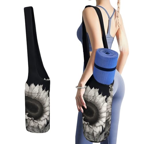 Sac de rangement en toile de grande capacité avec sangle pour tapis de yoga
