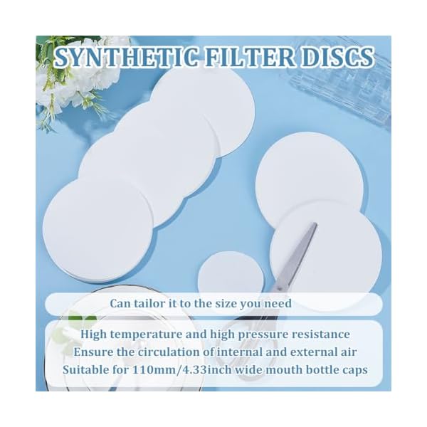 GORGECRAFT-1-Box-100PCS-Quantitative-Filter-Paper-110mm-Diameter-Synthetic-Filter-Discs-Circular-Ashless-Medium-Speed-Wide-Mouth-Size-Funnel-Filtering-Paper-for-Buchner-Funnel-Mushroom-Cultivation GORGECRAFT-1-Box-100PCS-Quantitative-Filter-Paper-110mm-Diameter-Synthetic-Filter-Discs-Circular-Ashless-Medium-Speed-Wide-Mouth-Size-Funnel-Filtering-Paper-for-Buchner-Funnel-Mushroom-Cultivation