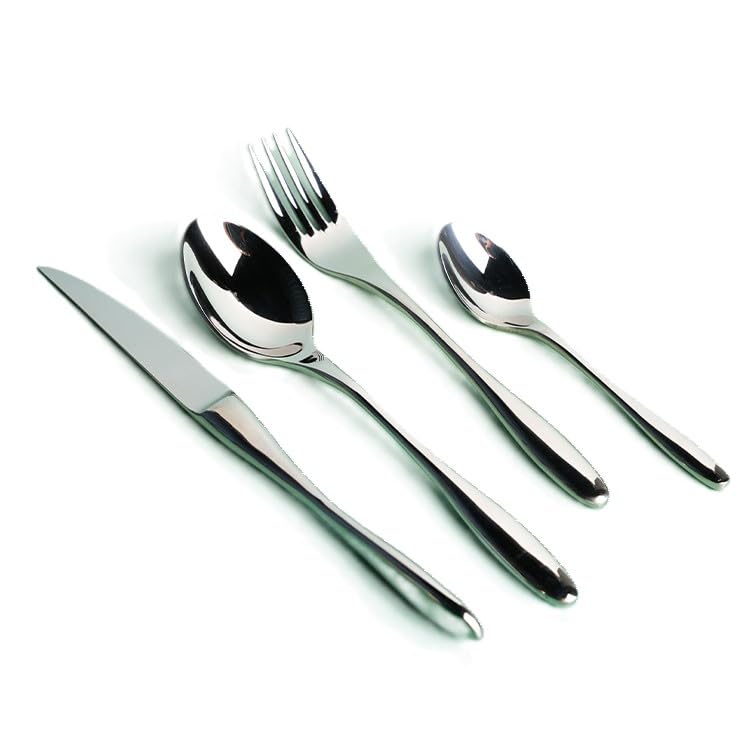 Eternal Forge Cutlery Set, Elegant Stainless Steel Flatware Set, 18/10 Grade, Kitchen Utensils Set, Tableware Set For Home, Restaurants, Hotels and More (4)