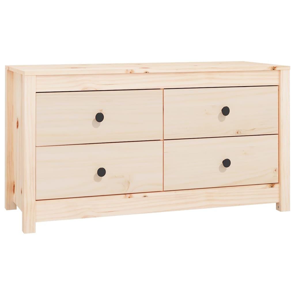 vidaXL Armoire latérale 100x40x54 cm Bois de pin Massif