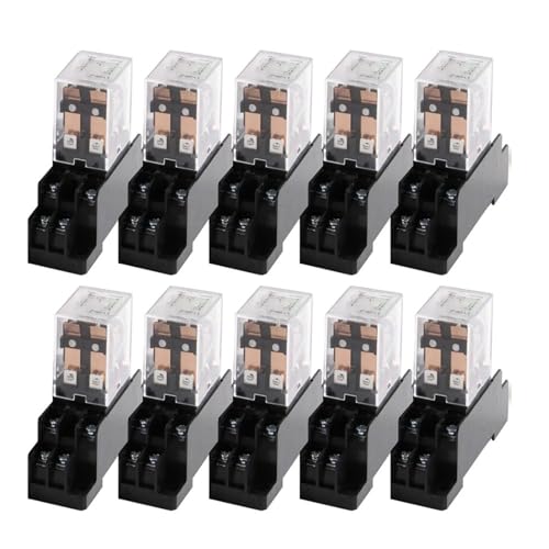 Relais de puissance 220V AC LY2NJ double contact pour automatisation industrielle stable
