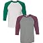 (1) White/Kelly + (1) Gry/Maroon Trb