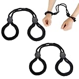 Bdsm Sex Bondage,Handschellen Für Sexspiele,2 Bondage Seil Set Für Handgelenke Und Knöchel,Fesseln Sexspielzeug Für Paare,Einstellbares Bdsm Fesseln Und Bondage Rope,Für Paare Sex Toys (Schwarz)
