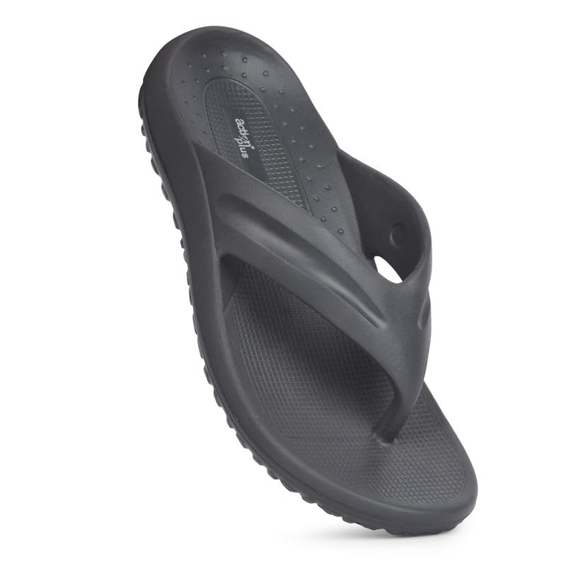 Image of ACTION Extra Soft Men's PILO Comfort Slippers | Lightweight & Anti-Skid Flip Flops with Cushioned Footbed | Waterproof Slippers for Men & Boys