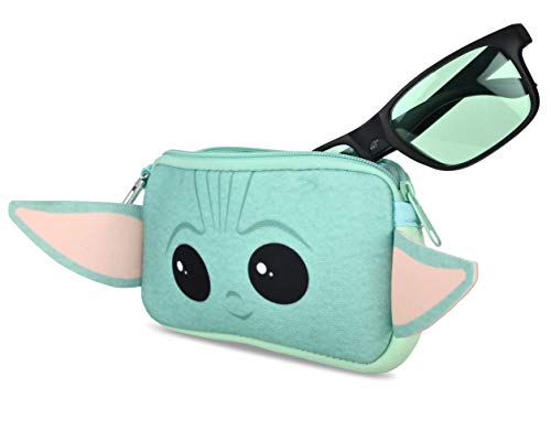 Star Wars Mandalorian Baby Yoda Boys Sunglasses With Kids Glasses Case, Protective Toddler Sunglasses #TOP2