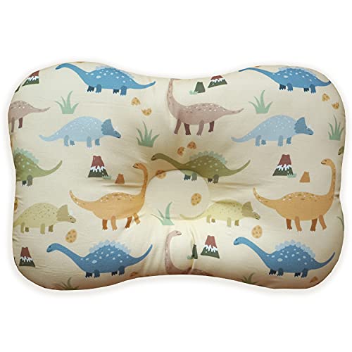 Baby Pillow for Newborn, Breathable 3D Air Mesh Organic Cotton, Protection for Flat Head Syndrome