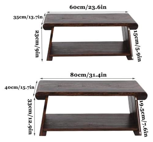 Table à thé zen compacte pour petits espaces et méditation au sol - 4