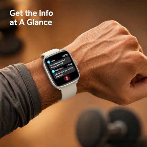 Image of Smart Watches for Women Men[3 Bands], 1.75 inch AMOLED Small Women's Smartwatch
