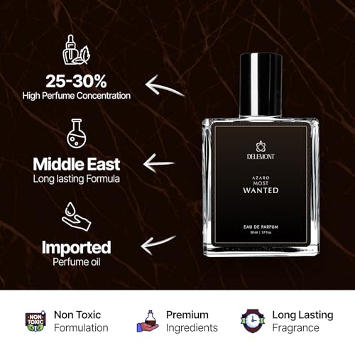 Image of Azaro Most Wanted Eau de Parfum - 50ML | Magnetic Warmth with a Bold Citrus-Spice Twist | Long-Lasting Romantic Fragrance