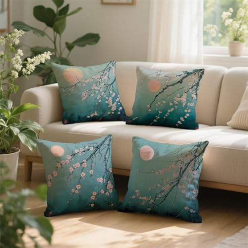 Coussin extérieur imperméable noir 80x80 avec zip invisible - 4