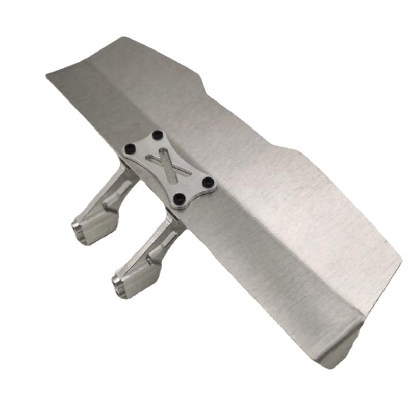 Metal Tail Wing accesories Part for MJX 16207 16210 Upgrade Parts(Silver)