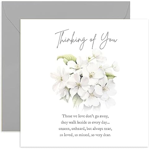 Condolences Card for Sympathy and Grief Cover