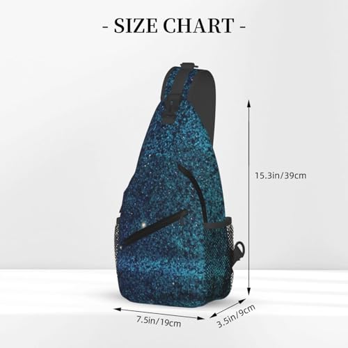 Bolso Sling para Hombre y Mujer Negro miniatura 2